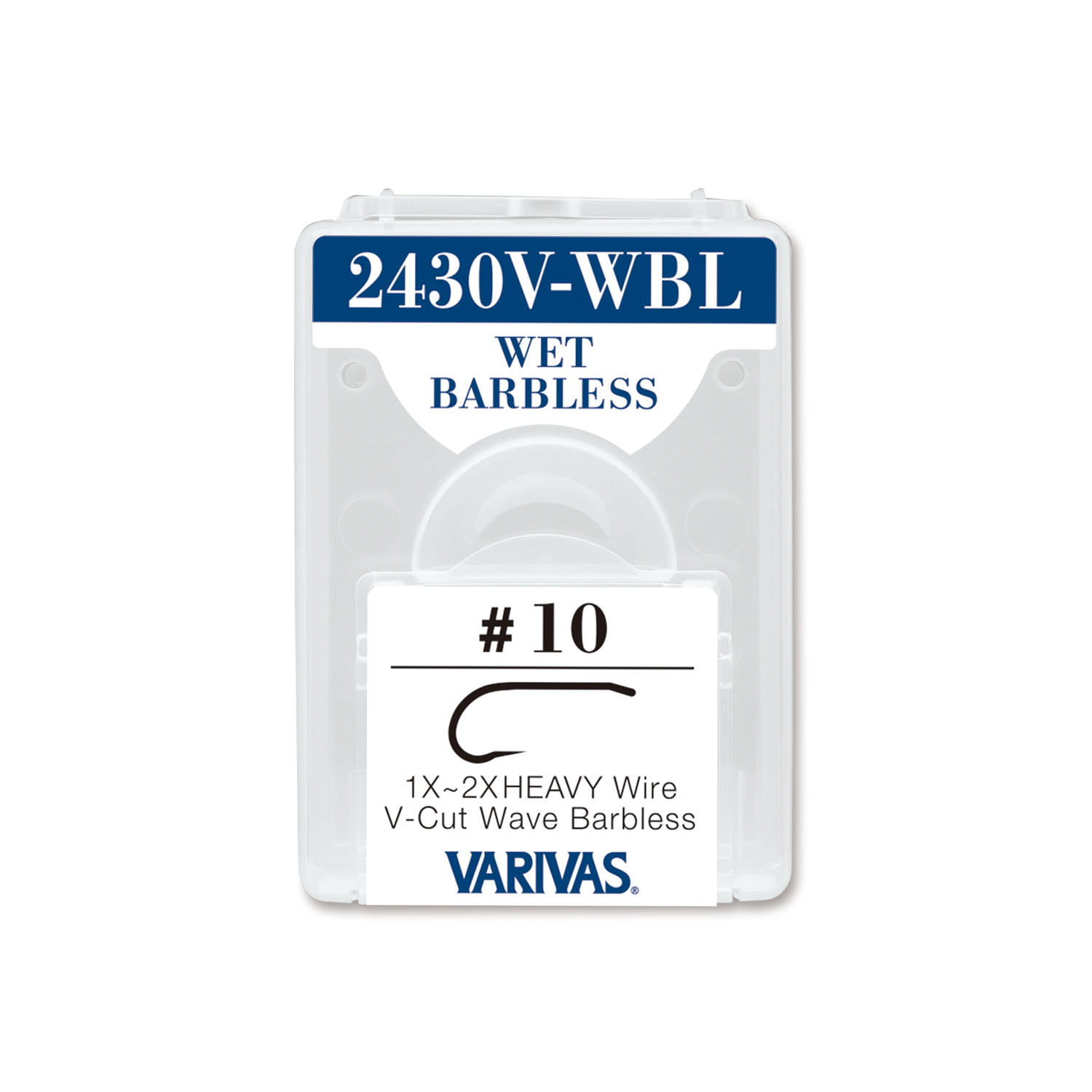 2430V-WBL WET BARBLESS1X〜2X Heavy Wire V-Cut Wave Barbless