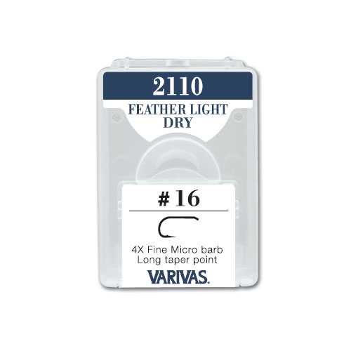 2110 FEATHER LIGHT DRY4X Fine Micro barb Long taper point