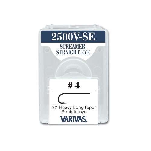2500V-SE STREAMER STRAIGHT EYE3X Heavy Long taper V-CUT point Straight eye