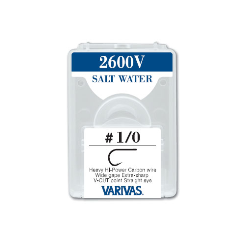2600V SALT WATERHeavy HI-Power Carbon wire Wide gape Extra-sharp V-CUT point Straight eye