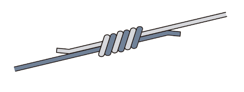 ラインとラインを結ぶ