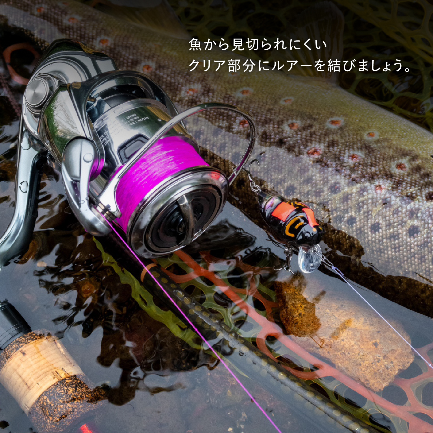 スーパートラウト アドバンス トゥイッチマスター マーキング［ナイロン］