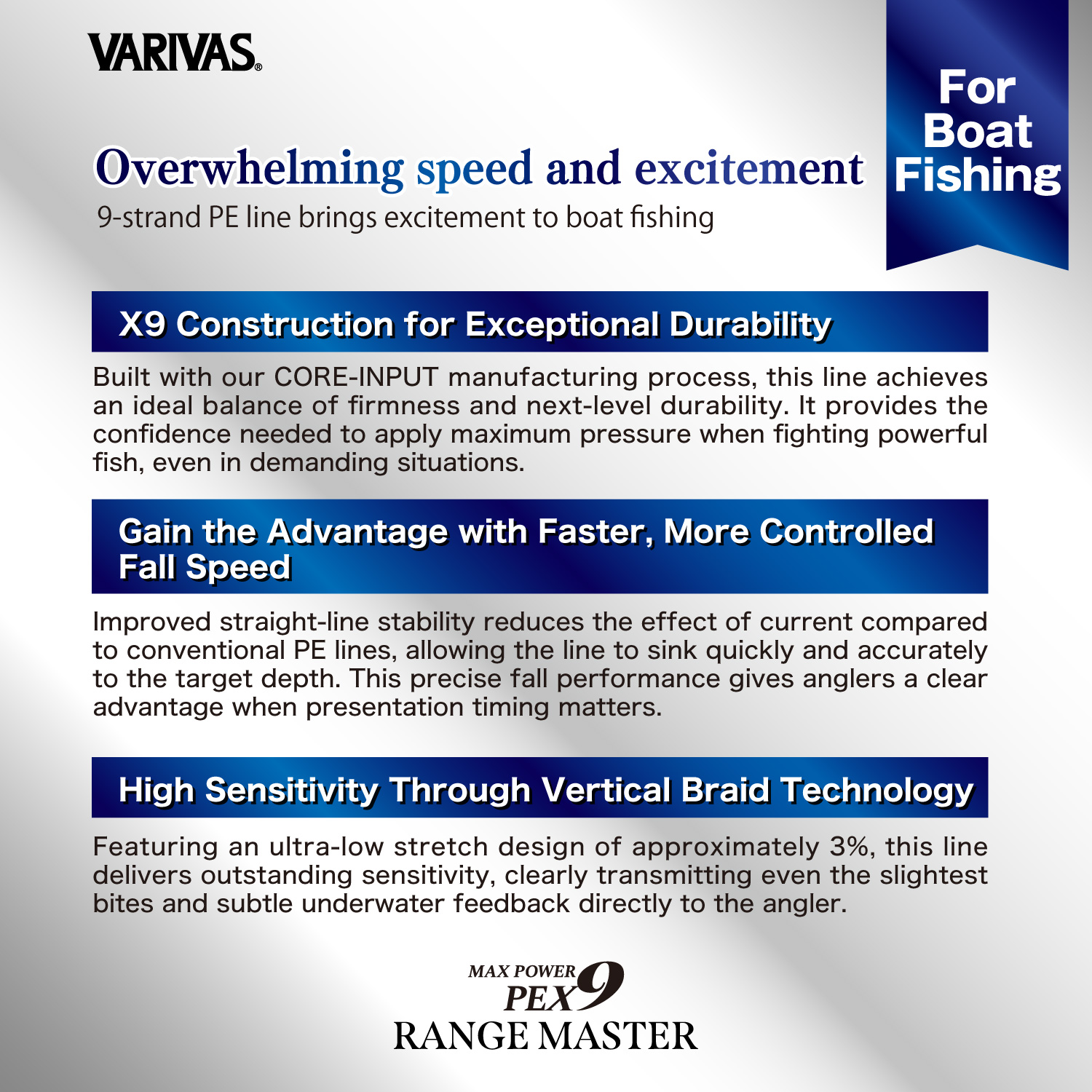 Max Power PE X9  RANGE MASTER Fune