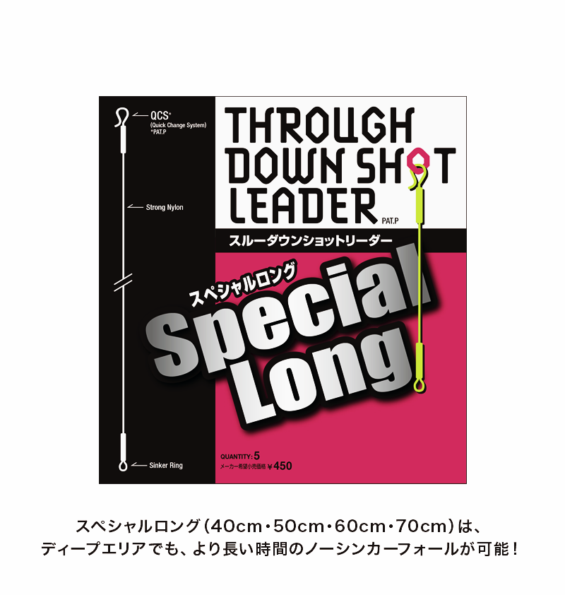 Through Down Shot Leader