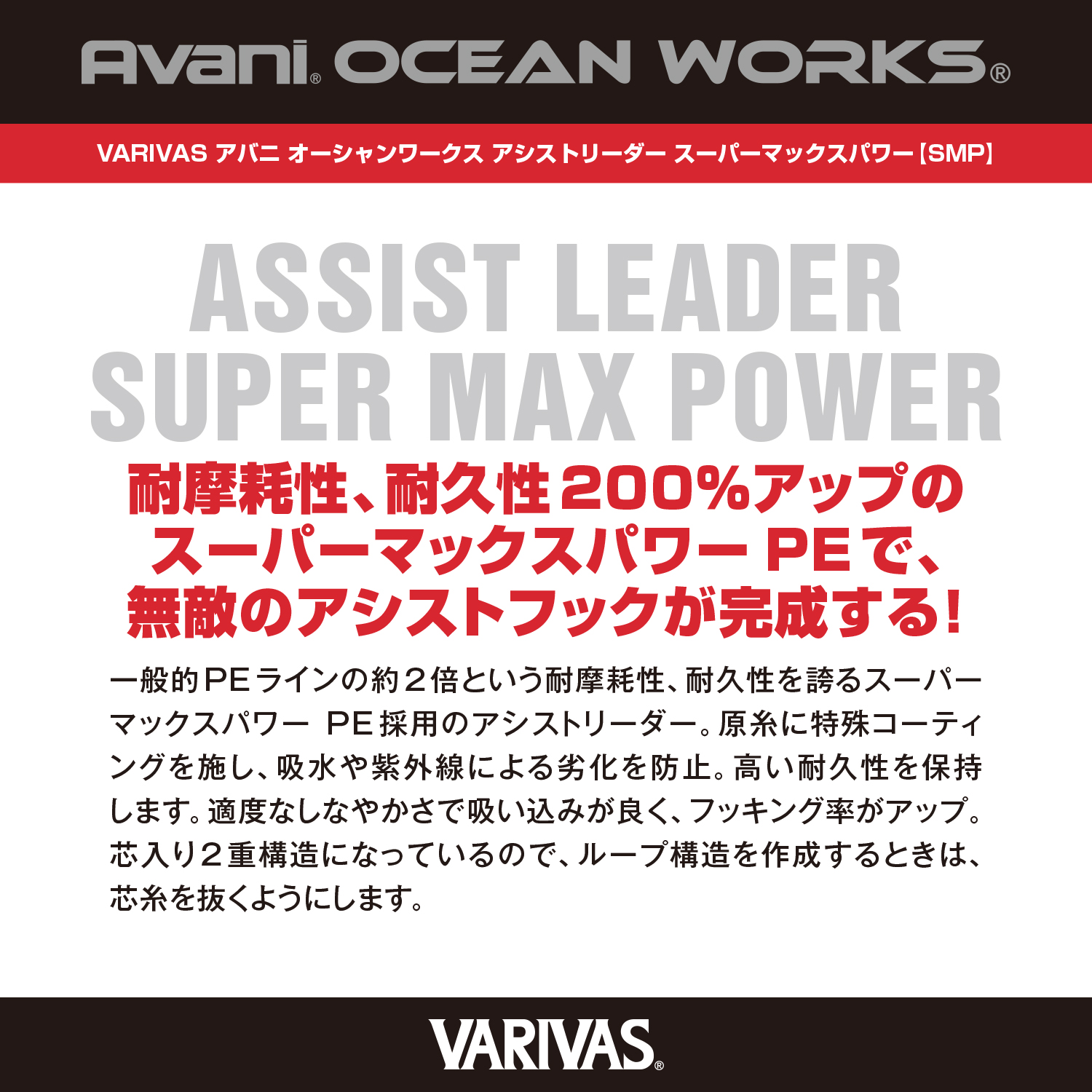 アバニ オーシャンワークス アシストリーダー SMP