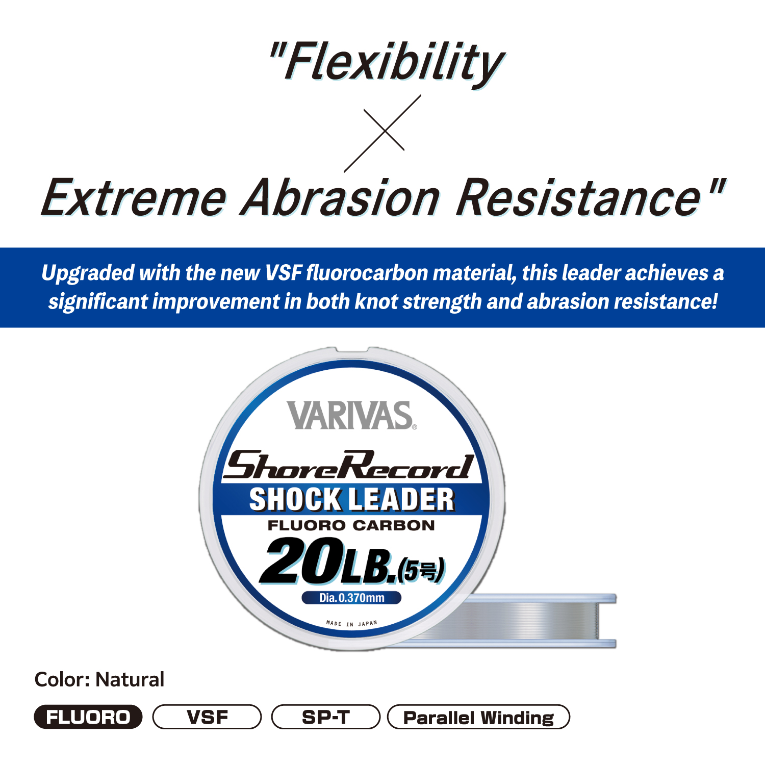 ShoreRecord SHOCK LEADER [Fluorocarbon]