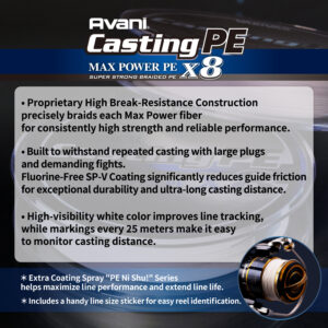 Avani Casting PE Max Power X8