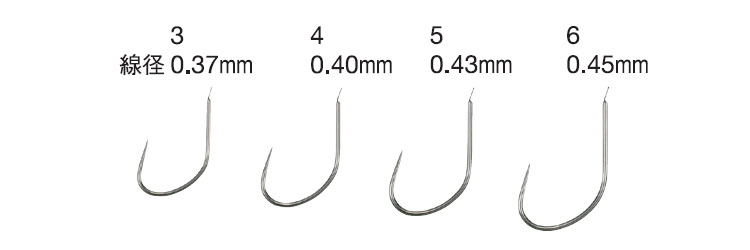 グラン鈎 スリム(細軸タイプ)