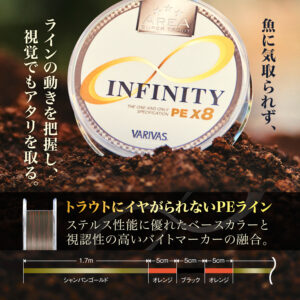 スーパートラウトエリア インフィニティ PE X8