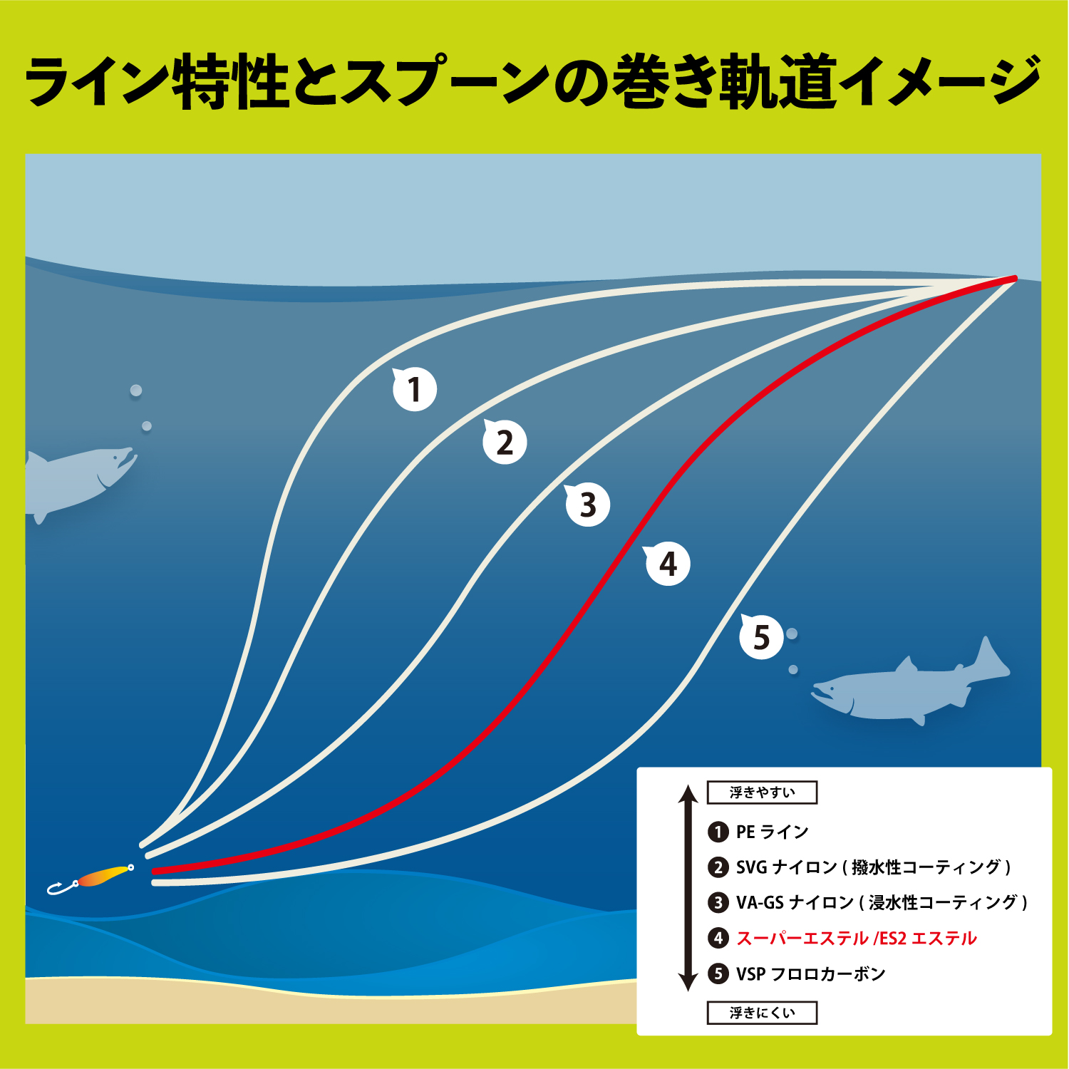 スーパートラウトエリア［スーパーエステル］ナチュラル