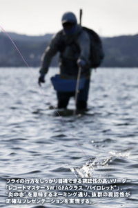 Tapered Leader Record Master SW IGFA FHT PyroRed [Nylon]