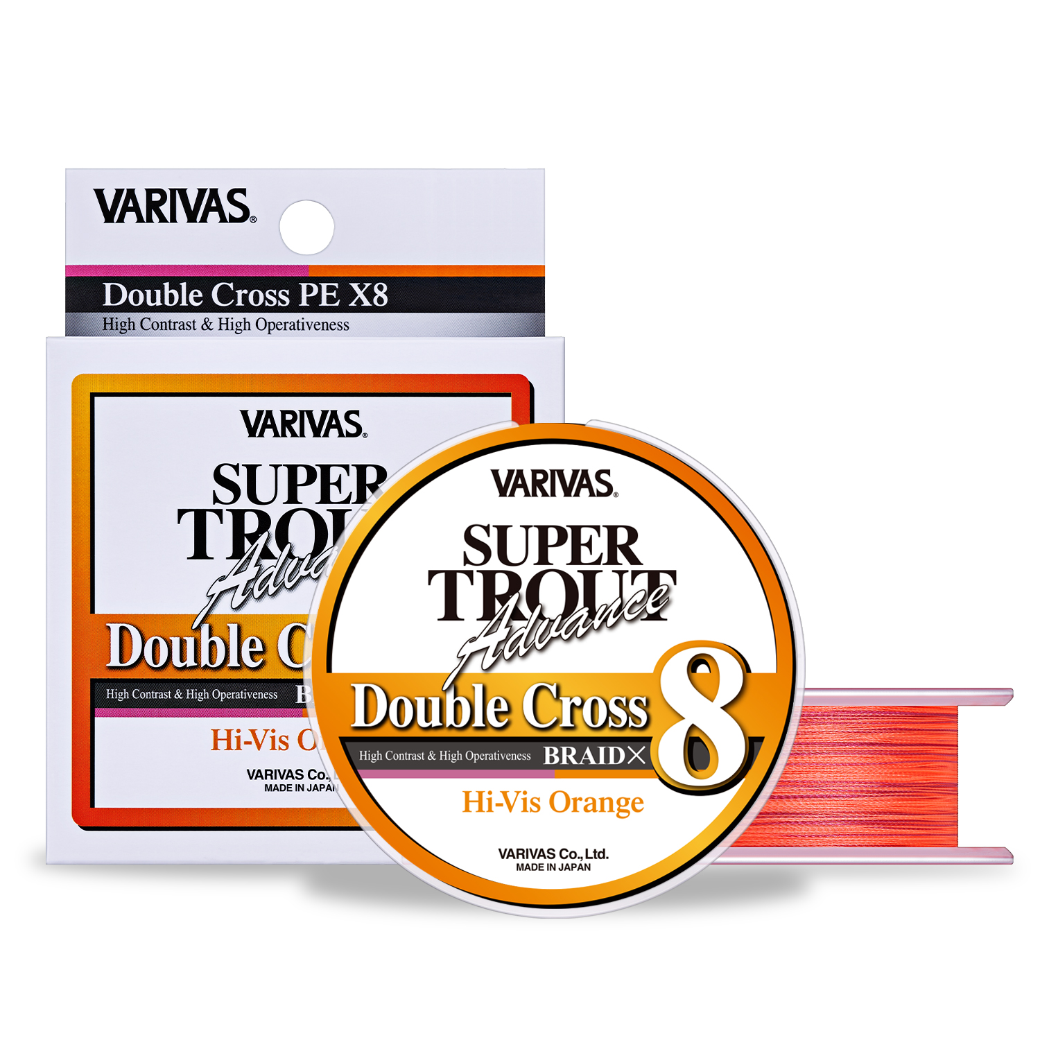 Super Trout Advance Double Cross PE X8 Hi-Viz Orange
