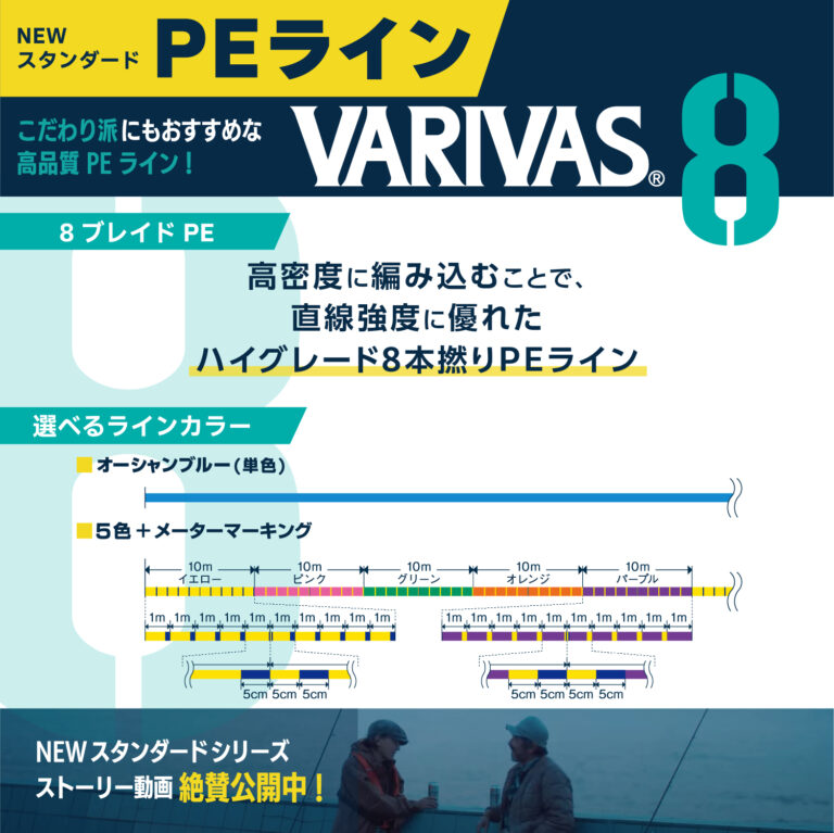 VARIVAS PE 8 Stripe Marking Edition