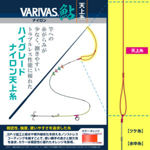 VARIVAS鮎 天上糸［ナイロン］