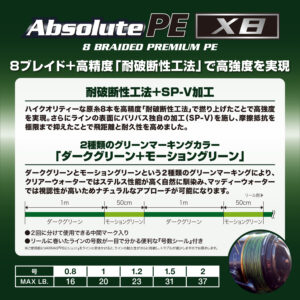 アブソルートPE X8