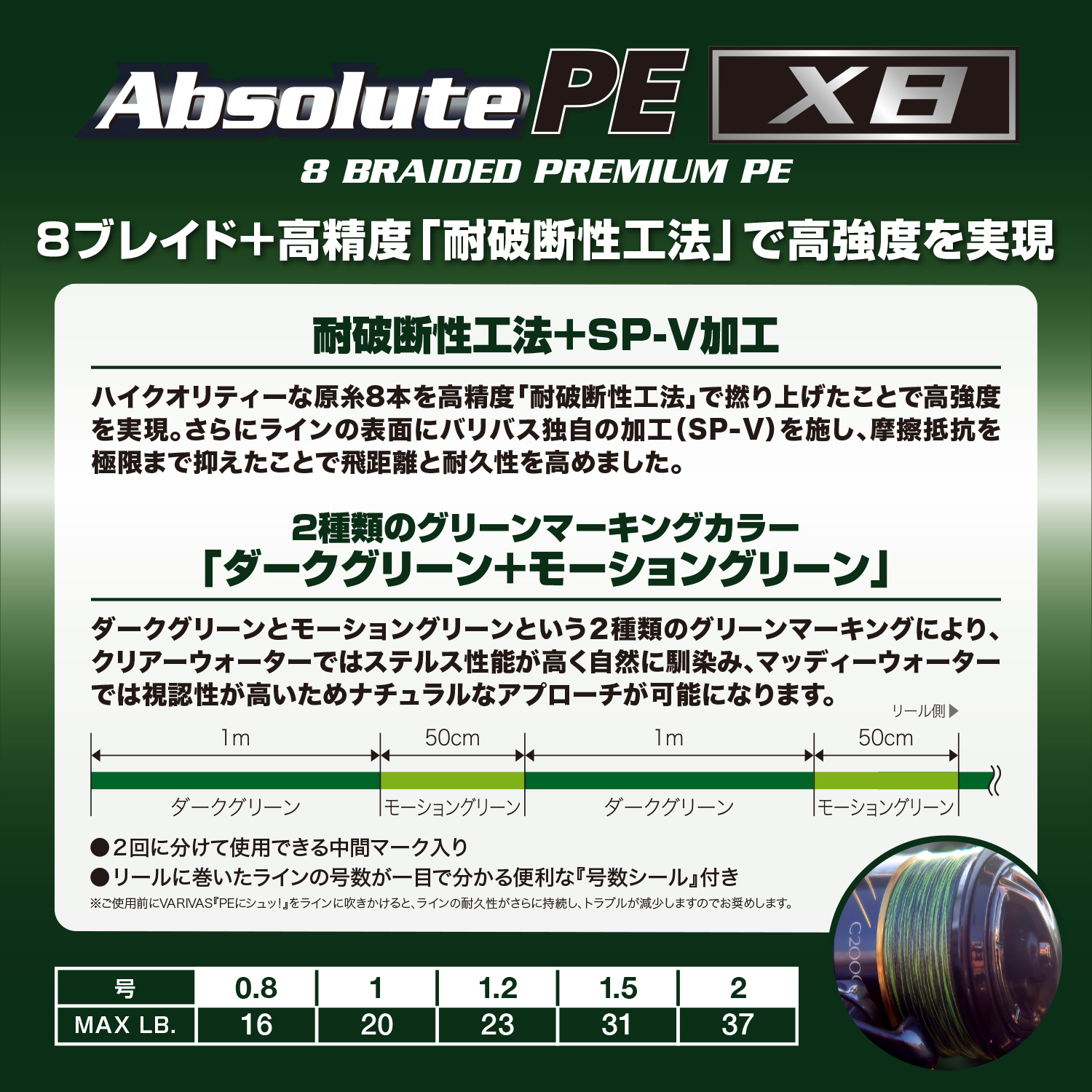 アブソルートPE X8