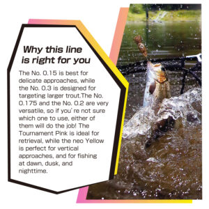 Super Trout Area PE X4 neo Yellow・Tournament Pink