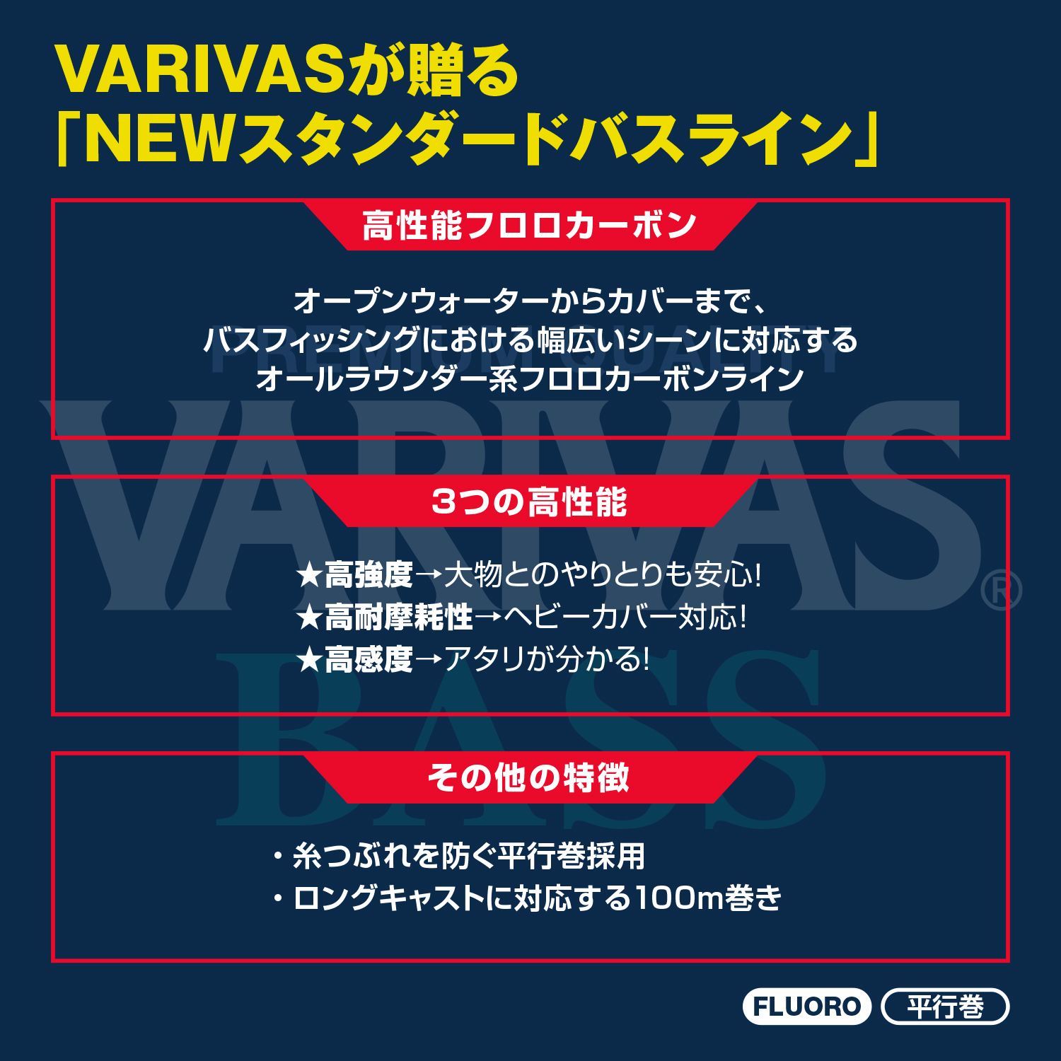 VARIVASバス［フロロカーボン］