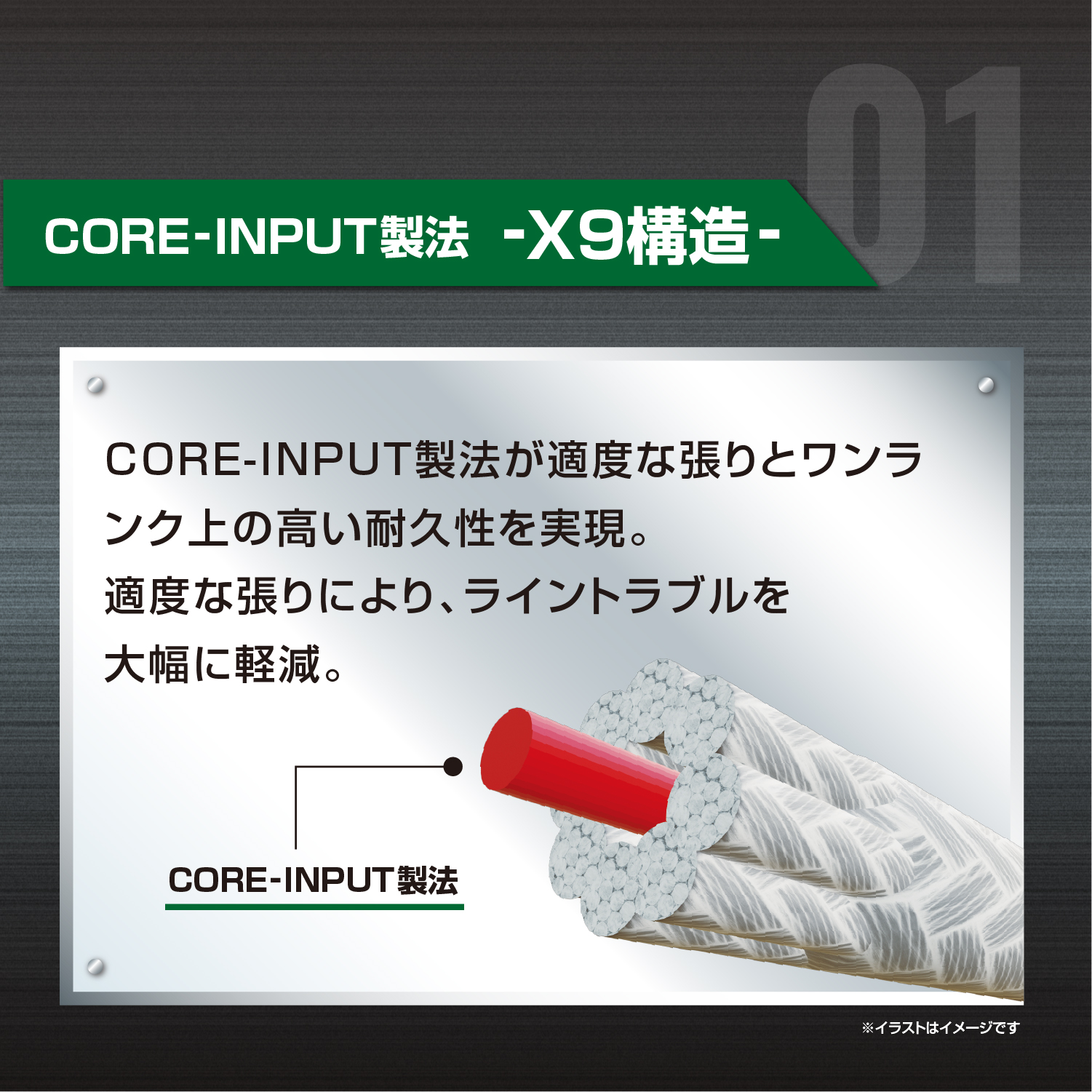 アバニ イカメタルマックスパワーPE X9［ダークグリーン］