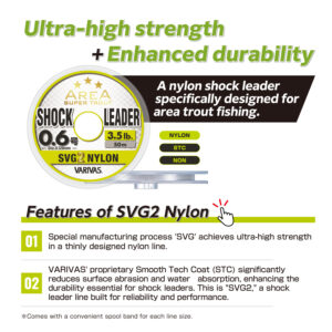 Super Trout Area Shock Leader SVG2[Nylon]