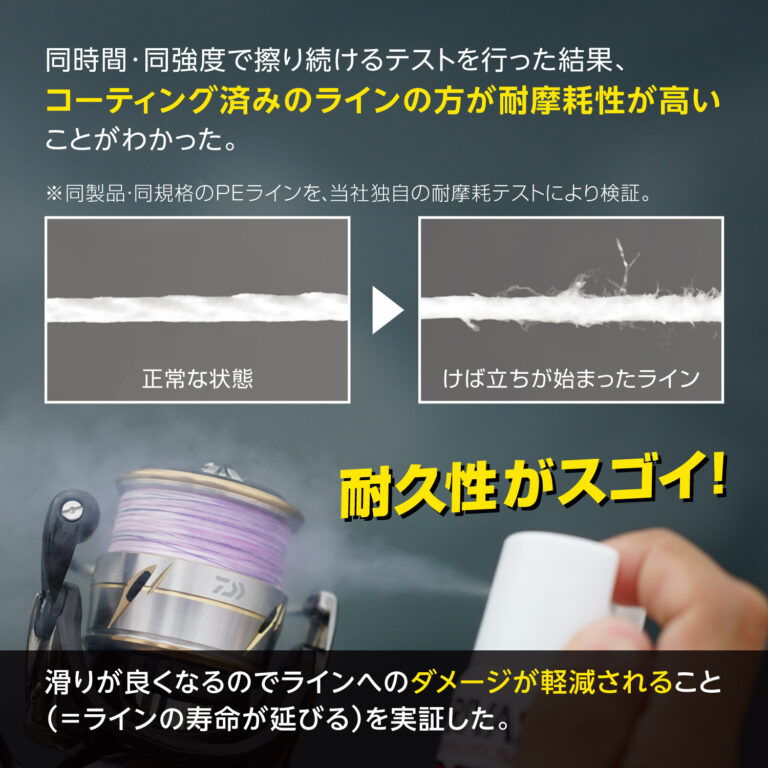 Line coating spray [PE ni Syu! Non-gus type]