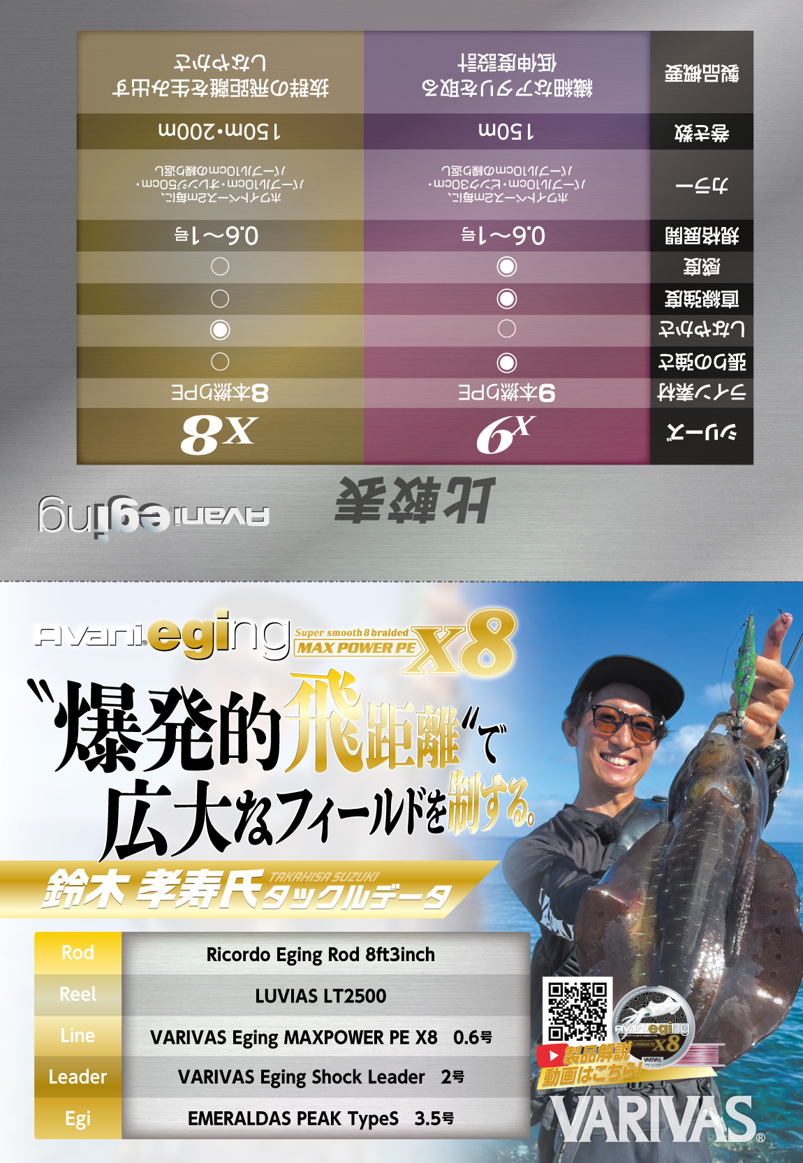 アバニ エギング マックスパワーPE X8