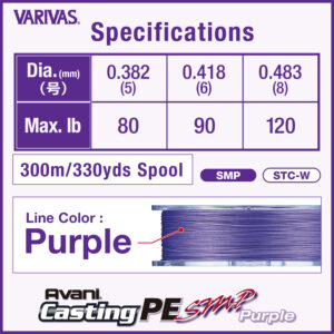 【Export-Only Product】Avani CASTING PE SMP X8 Purple