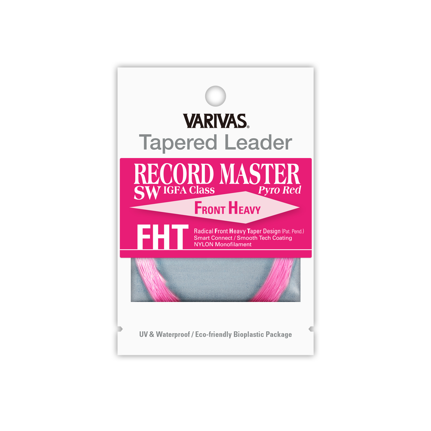 Tapered LeaderRecord Master SW IGFA FHT PyroRed [Nylon]